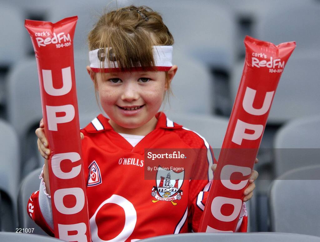 3 September 2006; Cork supporter Lauren Middleton from Carrigalile. Guinness All-Ireland Senior Hurling Championship Final, Cork v Kilkenny, Croke Park, Dublin. Picture credit: Damien Eagers / SPORTSFILE