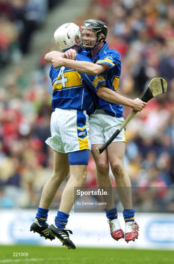 3 September 2006; Padraig Maher, right, and Brendan Maher, Tipperary, celebtate victory. ESB All-Ireland Minor Hurling Championship Final, Galway v Tipperary, Croke Park, Dublin. Picture credit: Damien Eagers / SPORTSFILE