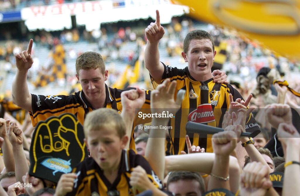 3 September 2006; Kilkenny supporters celebrate at the end of the match. Guinness All-Ireland Senior Hurling Championship Final, Cork v Kilkenny, Croke Park, Dublin. Picture credit: Damien Eagers / SPORTSFILE