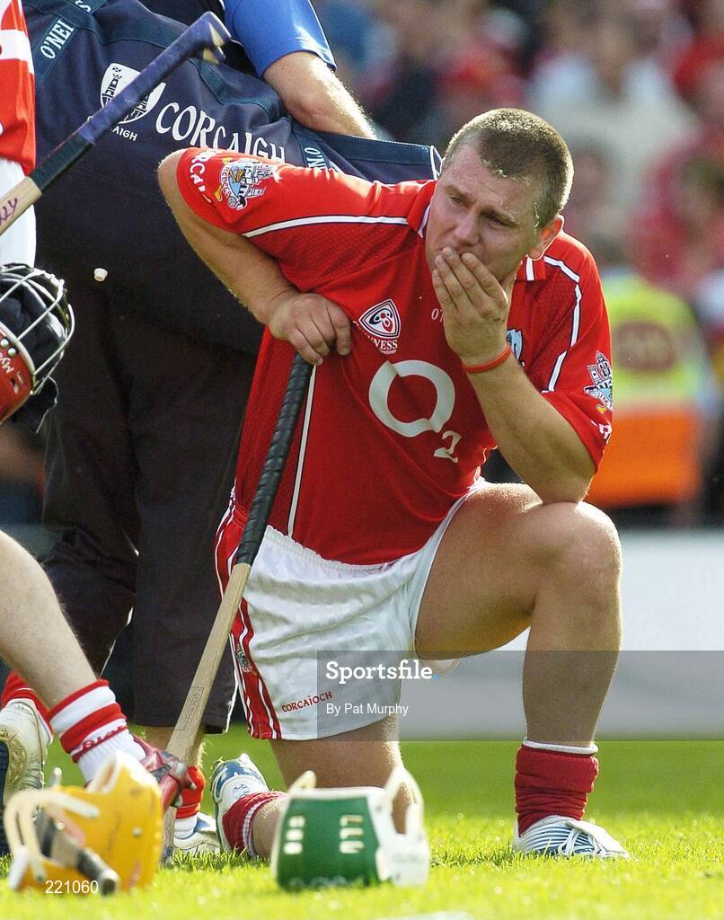 3 September 2006; Cork's Diarmuid O'Sullivan shows his dissapointment after the final whistle. Guinness All-Ireland Senior Hurling Championship Final, Cork v Kilkenny, Croke Park, Dublin. Picture credit: Pat Murphy / SPORTSFILE