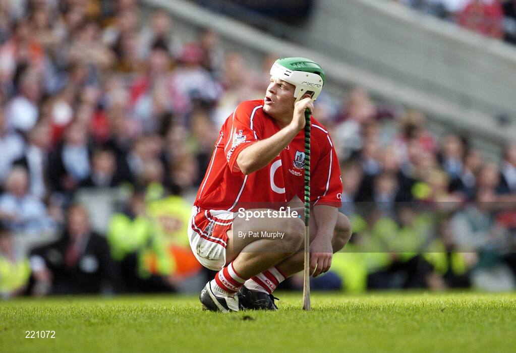 3 September 2006; Cork's Niall McCarthy during the final seconds of the game. Guinness All-Ireland Senior Hurling Championship Final, Cork v Kilkenny, Croke Park, Dublin. Picture credit: Pat Murphy / SPORTSFILE