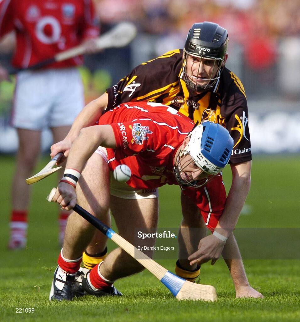 3 September 2006; Kieran Murphy, Cork, in action against Jackie Tyrrell, Kilkenny, Guinness All-Ireland Senior Hurling Championship Final, Cork v Kilkenny, Croke Park, Dublin. Picture credit: Damien Eagers / SPORTSFILE