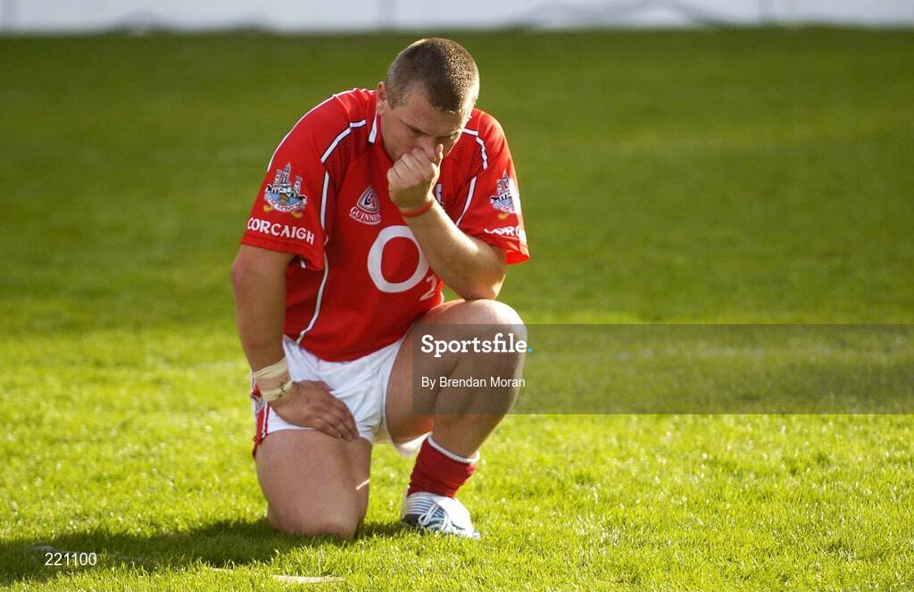 3 September 2006; A dejected Diarmuid O'Sullivan, Cork, after the final whistle. Guinness All-Ireland Senior Hurling Championship Final, Cork v Kilkenny, Croke Park, Dublin. Picture credit: Brendan Moran / SPORTSFILE