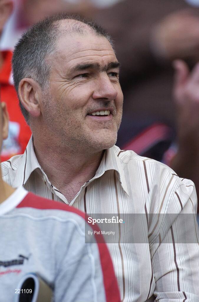 3 September 2006; Tyrone football manager Mickey Harte watches the game. Guinness All-Ireland Senior Hurling Championship Final, Cork v Kilkenny, Croke Park, Dublin. Picture credit: Pat Murphy / SPORTSFILE