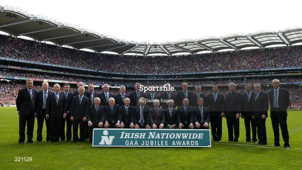 3 September 2006; Members of the victorious 1981 Offaly team, Guinness All-Ireland Senior Hurling Championship Final, Cork v Kilkenny, Croke Park, Dublin. Picture credit: Damien Eagers / SPORTSFILE