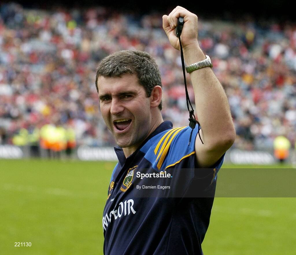 3 September 2006; Tipperary manager Liam Sheedy celebrates. ESB All-Ireland Minor Hurling Championship Final, Galway v Tipperary, Croke Park, Dublin. Picture credit: Damien Eagers / SPORTSFILE