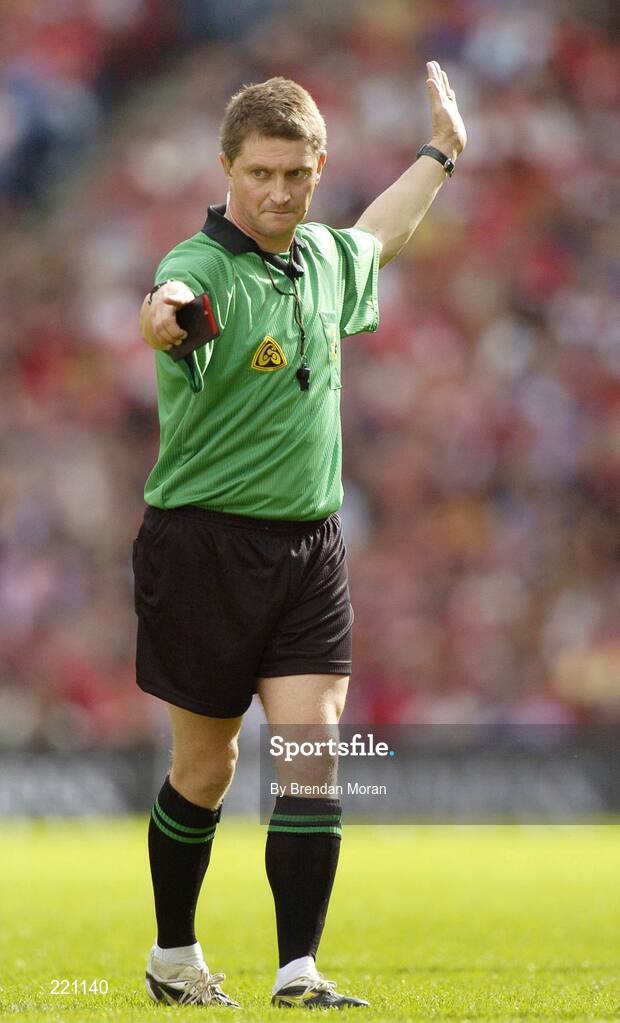 3 September 2006; Referee Barry Kelly. Guinness All-Ireland Senior Hurling Championship Final, Cork v Kilkenny, Croke Park, Dublin. Picture credit: Brendan Moran / SPORTSFILE