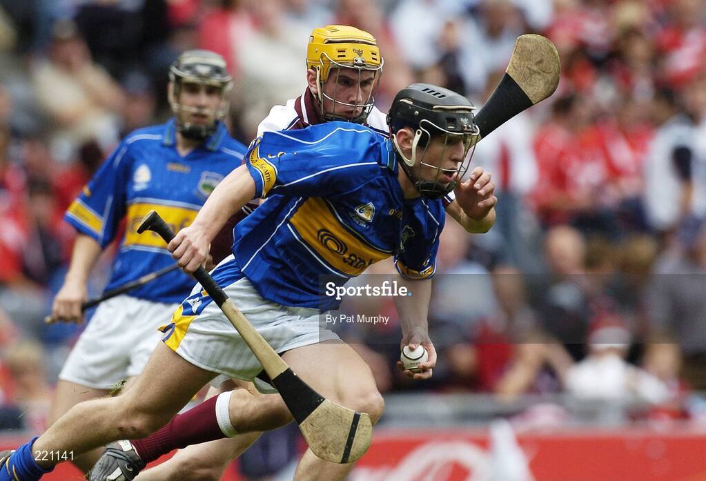 3 September 2006; John O'Keeffe, Tipperary, in action against Keith Killilea, Galway. ESB All-Ireland Minor Hurling Championship Final, Galway v Tipperary, Croke Park, Dublin. Picture credit: Pat Murphy / SPORTSFILE