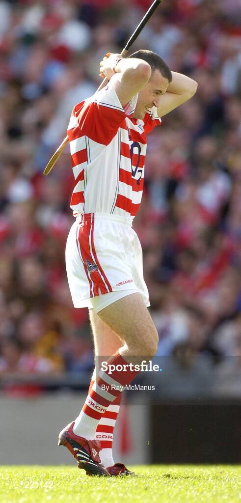 3 September 2006; Cork goalkeeper Donal Og Cusack near the end of the game. Guinness All-Ireland Senior Hurling Championship Final, Cork v Kilkenny, Croke Park, Dublin. Picture credit: Ray McManus / SPORTSFILE
