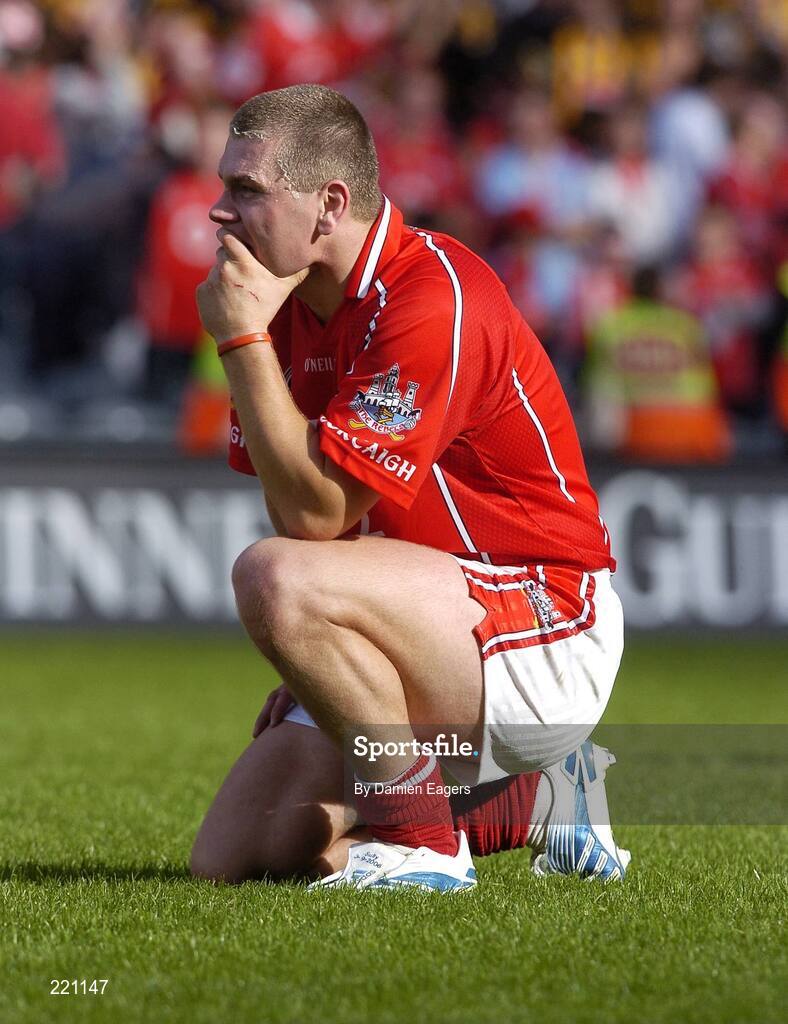 3 September 2006; Cork's Diarmuid O'Sullivan after defeat. Guinness All-Ireland Senior Hurling Championship Final, Cork v Kilkenny, Croke Park, Dublin. Picture credit: Damien Eagers / SPORTSFILE