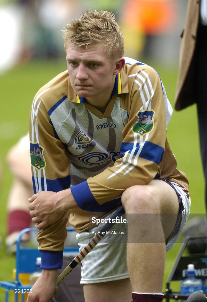 3 September 2006; The Galway captain Joe Canning, wearing the Tipperary goalkeepers jersey, after the game. ESB All-Ireland Minor Hurling Championship Final, Galway v Tipperary, Croke Park, Dublin. Picture credit: Ray McManus / SPORTSFILE