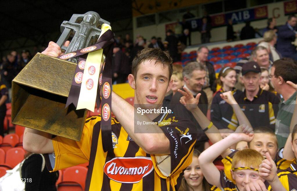 16 September 2006; Kilkenny captain Michael Fennelly celebrates with the Cashal Cross Trophy. Erin All-Ireland U21 Hurling Championship Final Replay, Tipperary v Kilkenny, Semple Stadium, Thurles. Picture credit: Damien Eagers / SPORTSFILE