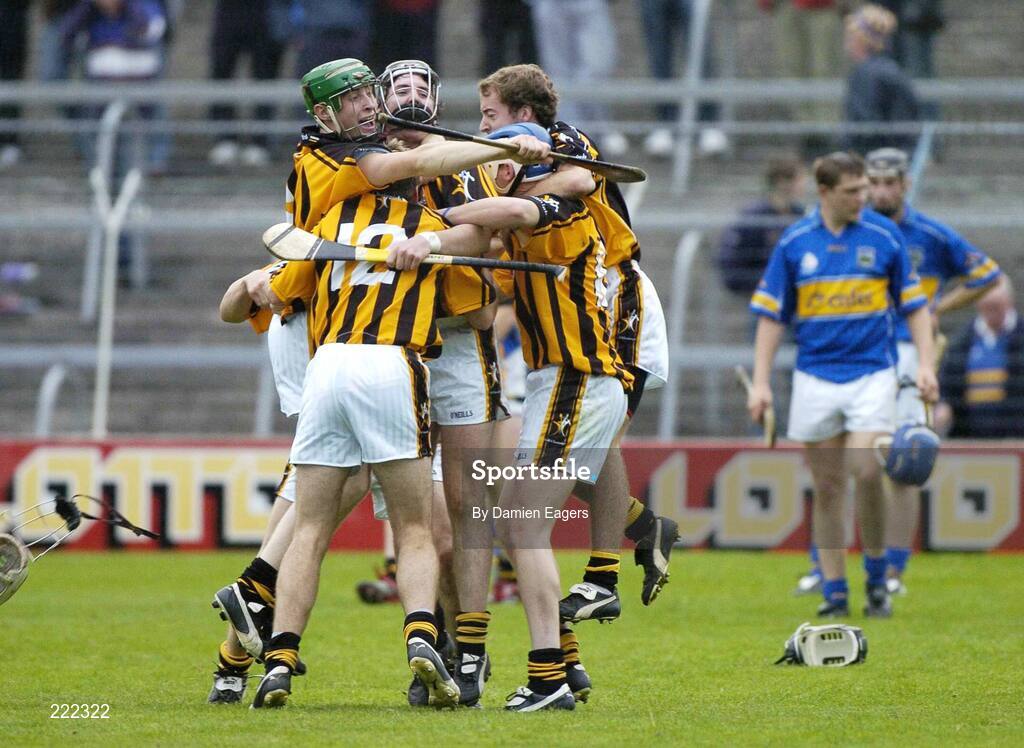 16 September 2006; Kilkenny players celebrate after victory. Erin All-Ireland U21 Hurling Championship Final Replay, Tipperary v Kilkenny, Semple Stadium, Thurles. Picture credit: Damien Eagers / SPORTSFILE