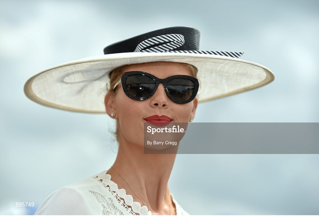31 July 2014; Marie Cullimane, from Tourloughmore, Co. Galway, enjoying a day at the races. Galway Racing Festival, Ballybrit, Co. Galway. Picture credit: Barry Cregg / SPORTSFILE