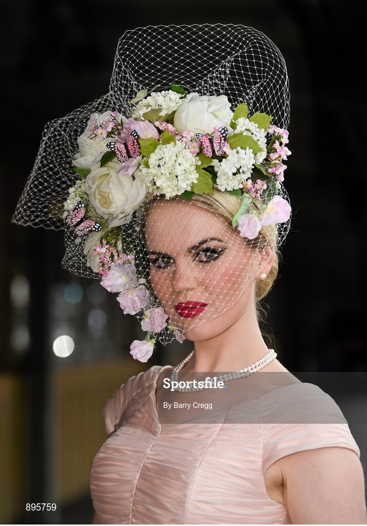 31 July 2014; Danielle Gingell, from Claremorris, Co. Mayo, enjoying a day at the races. Galway Racing Festival, Ballybrit, Co. Galway. Picture credit: Barry Cregg / SPORTSFILE