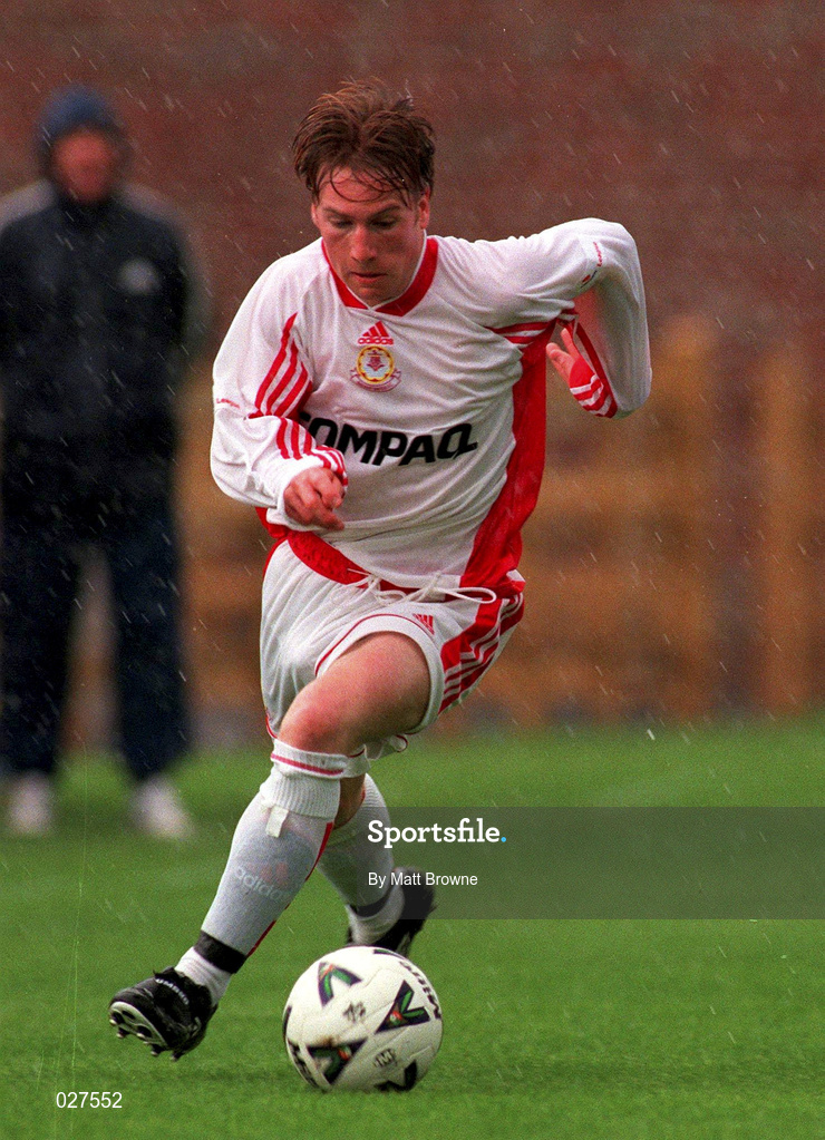 12 September 1999; Adrian Clegg of Galway United during the Eircom League Premier Division match between UCD and Galway United at Belfield Park in Dublin. Photo by Matt Browne/Sportsfile