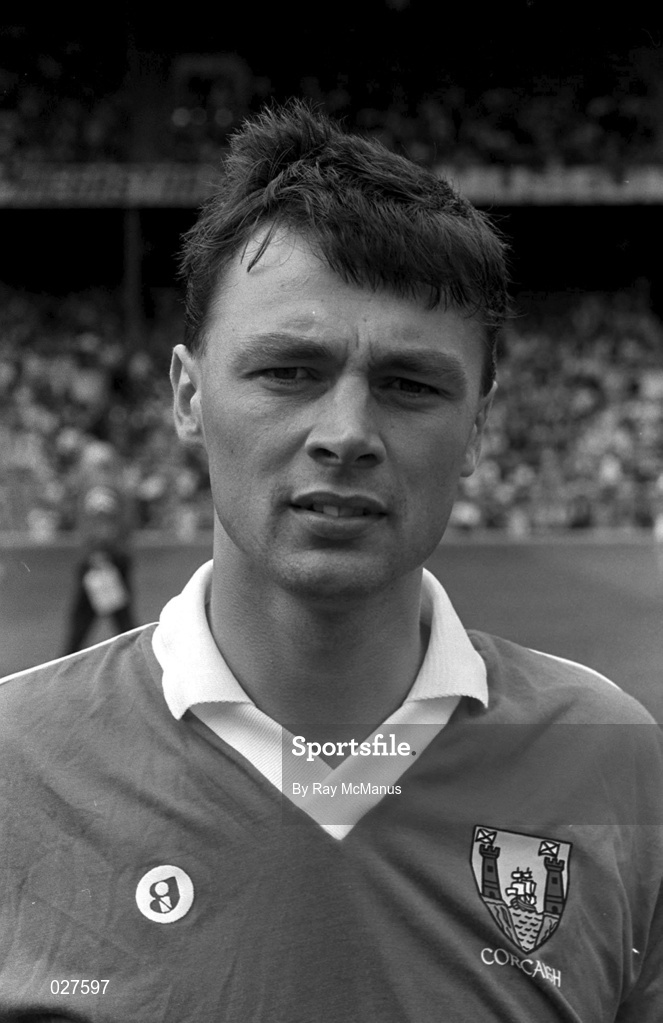 12 August 1990; Tony Davis of Cork prior to the All-Ireland Senior Football Championship Semi-Final match between Cork and Roscommon at Croke Park in Dublin. Photo by Ray McManus/Sportsfile
