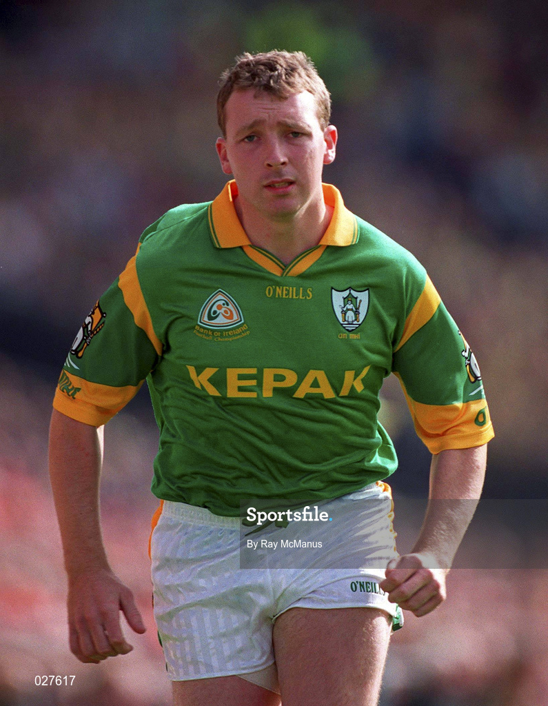 26 September 1999; Barry O'Callaghan of Meath warms up during the Bank of Ireland All-Ireland Senior Football Championship Final between Meath and Cork at Croke Park in Dublin. Photo by Ray McManus/Sportsfile