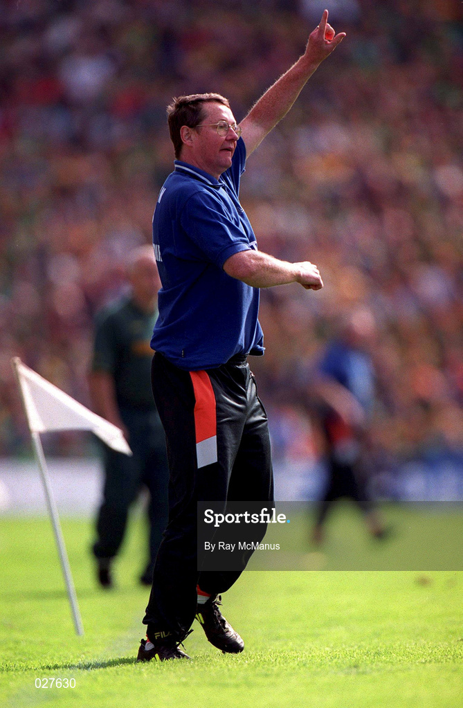 29 August 1999; Armagh joint manager Brian Canavan during the Bank of Ireland All-Ireland Senior Football Championship Semi-Final match between Meath and Armagh at Croke Park in Dublin. Photo by Ray McManus/Sportsfile