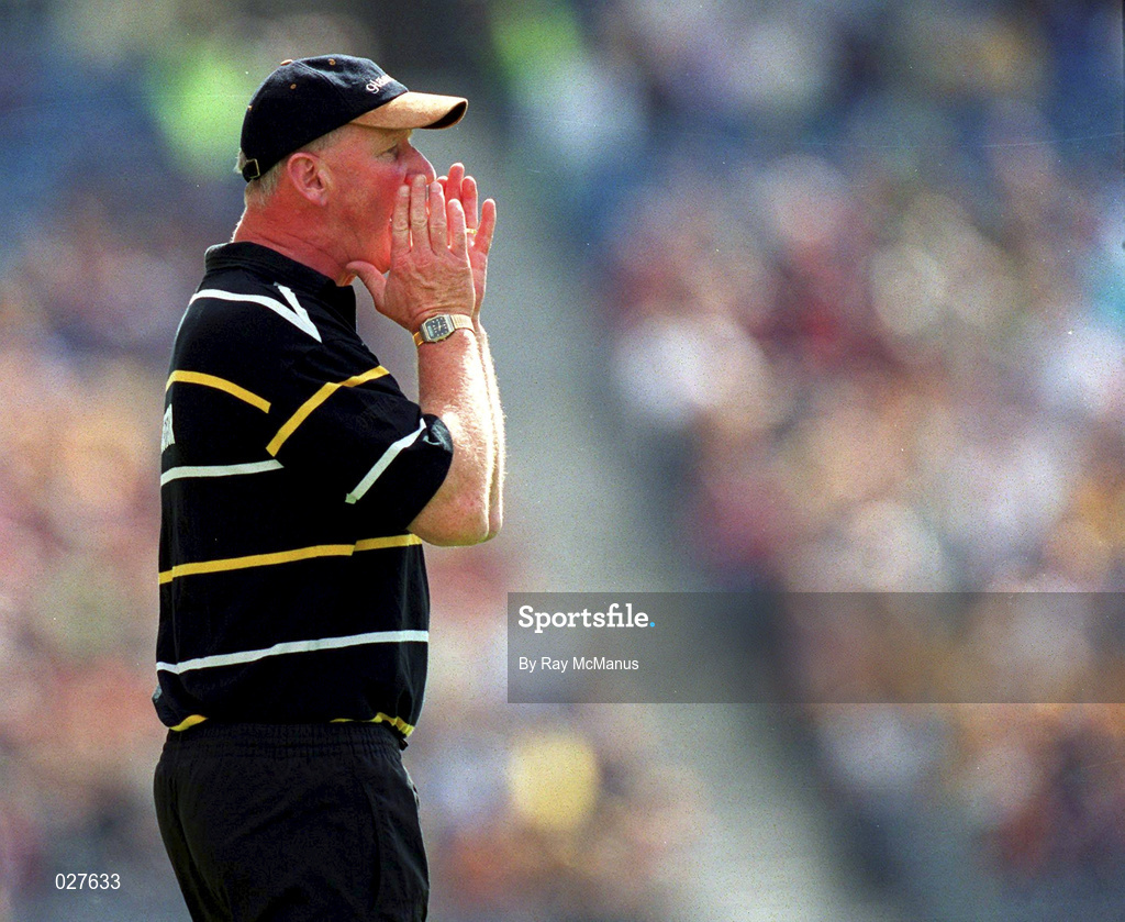 15 August 1999; Kilkenny manager Brian Cody during the Guinness All-Ireland Senior Hurling Championship Semi-Final match between Kilkenny and Clare at Croke Park in Dublin. Photo by Ray McManus/Sportsfile