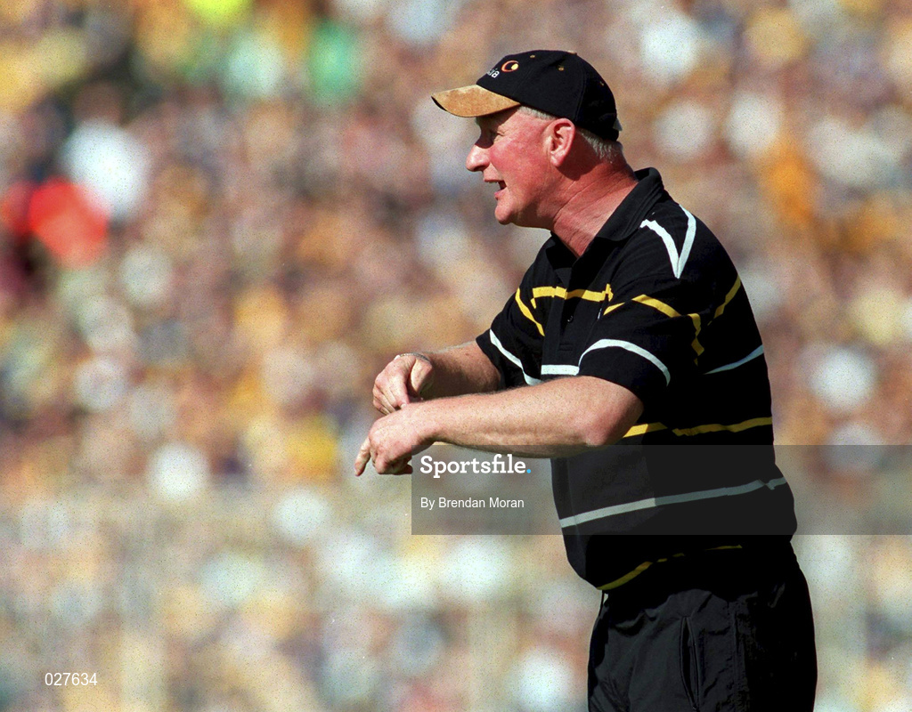 15 August 1999; Kilkenny manager Brian Cody during the Guinness All-Ireland Senior Hurling Championship Semi-Final match between Kilkenny and Clare at Croke Park in Dublin. Photo by Brendan Moran/Sportsfile