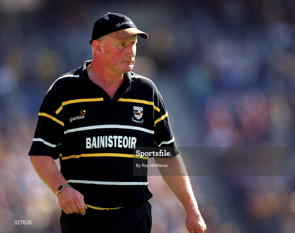 15 August 1999; Kilkenny manager Brian Cody during the Guinness All-Ireland Senior Hurling Championship Semi-Final match between Kilkenny and Clare at Croke Park in Dublin. Photo by Ray McManus/Sportsfile