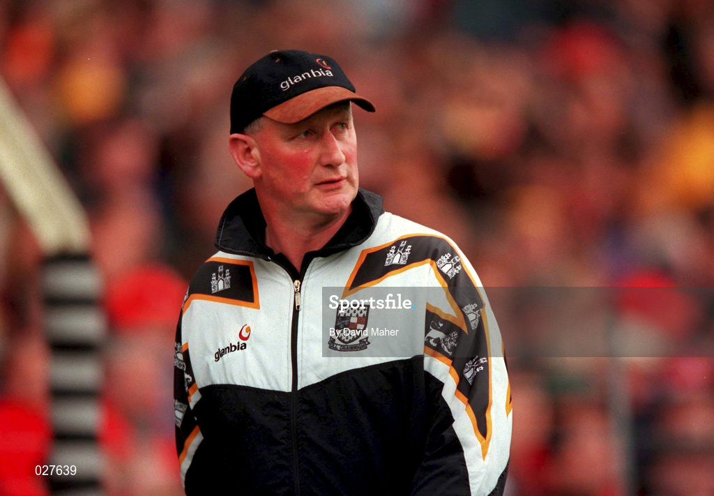 12 September 1999; Kilkenny manager Brian Cody during the Guinness All-Ireland Senior Hurling Championship Final between Cork and Kilkenny at Croke Park in Dublin. Photo by David Maher/Sportsfile