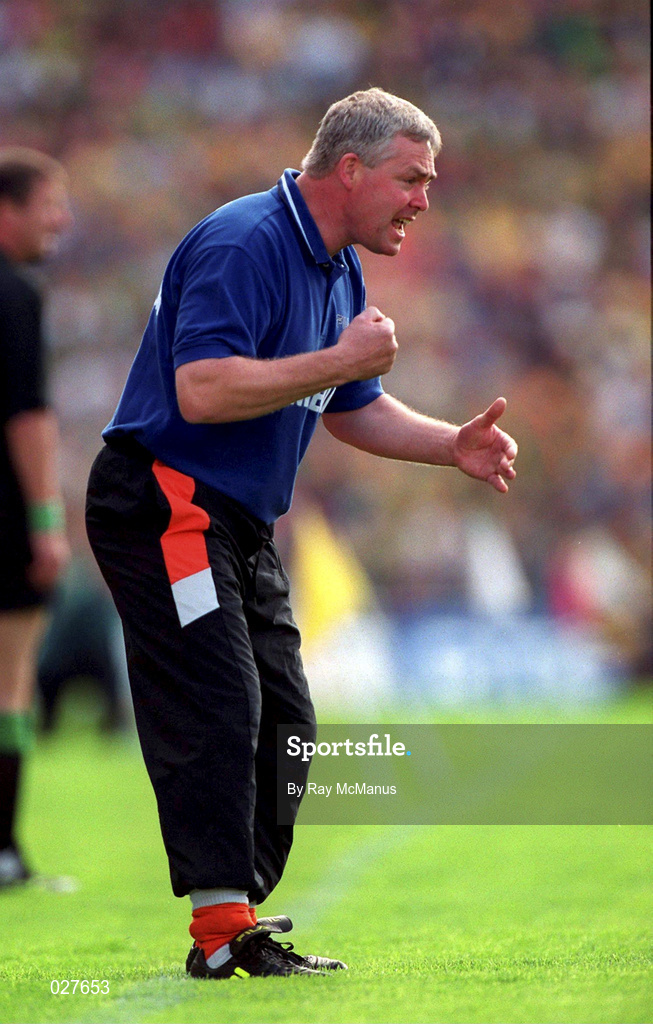 29 August 1999; Armagh joint manager Brian McAlinden during the Bank of Ireland All-Ireland Senior Football Championship Semi-Final match between Meath and Armagh at Croke Park in Dublin. Photo by Ray McManus/Sportsfile