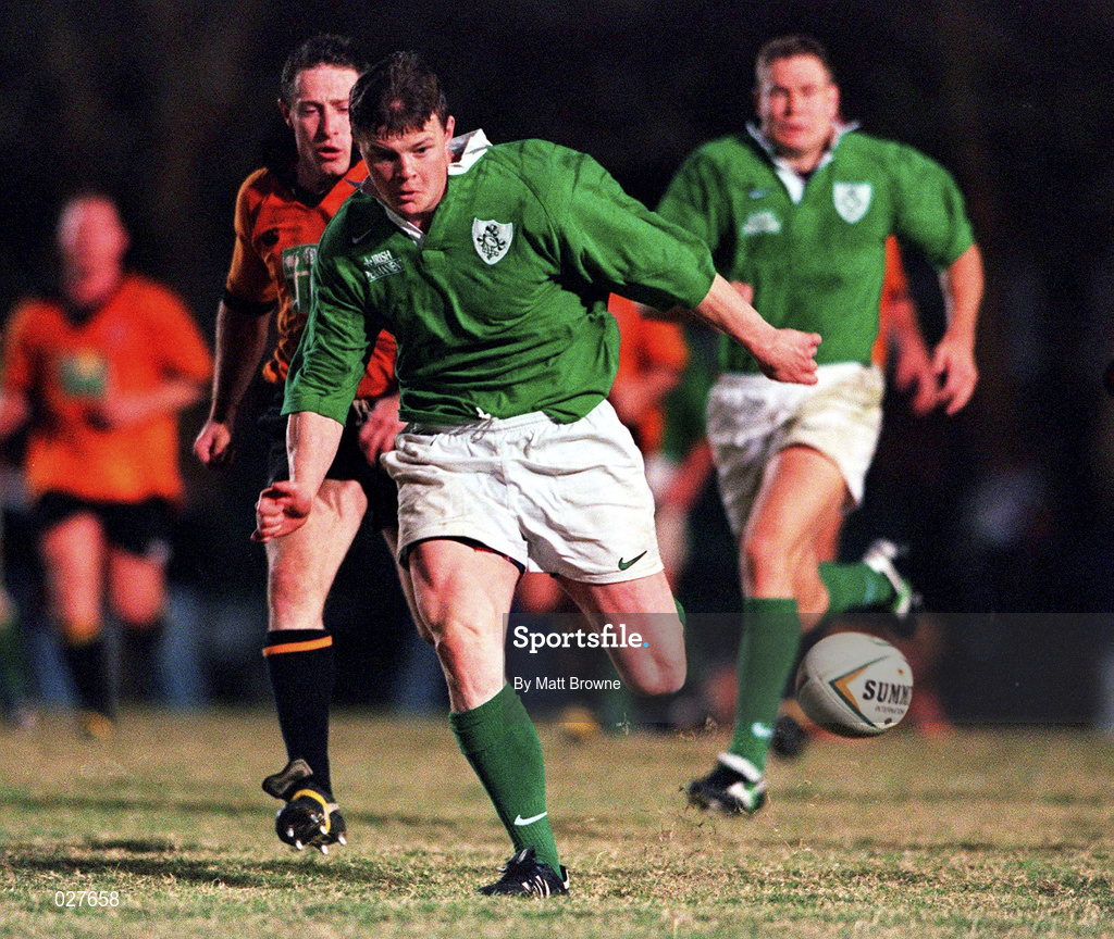 5 June 1999; Brian O'Driscoll of Ireland during the Ireland Rugby tour to Australia match between New South Wales Country XV and Ireland at the Woy Woy Oval in New South Wales, Australia. Photo by Matt Browne/Sportsfile