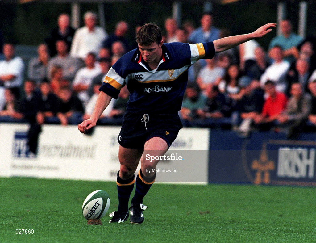 3 September 1999; Brian O'Driscoll of Leinster during the Guinness Interprovincial Championship match between Leinster and Connacht at Donnybrook Rugby Ground in Dublin. Photo by Matt Browne/Sportsfile