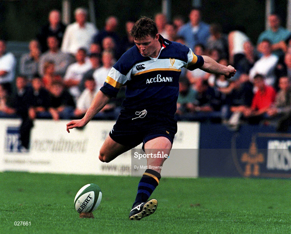 3 September 1999; Brian O'Driscoll of Leinster during the Guinness Interprovincial Championship match between Leinster and Connacht at Donnybrook Rugby Ground in Dublin. Photo by Matt Browne/Sportsfile