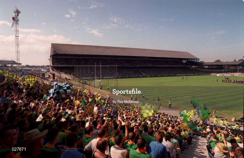 1 August 1999; A general view of Croke Park from the Canal End during the Bank of Ireland Leinster Senior Football Championship Final between Meath and Dublin at Croke Park in Dublin. Photo by Ray McManus/Sportsfile