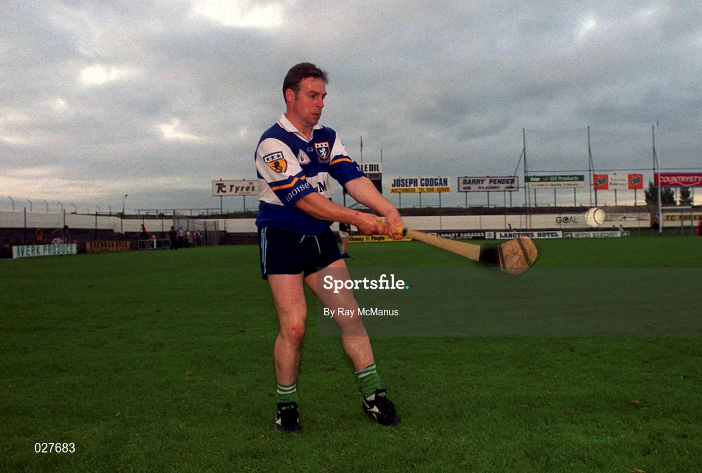 1 September 1999; Kilkenny's Charlie Carter during a training session, at Nowlan Park, Kilkenny, in advance of the Guinness All-Ireland Senior Hurling Championship Final. Photo by Ray McManus/Sportsfile