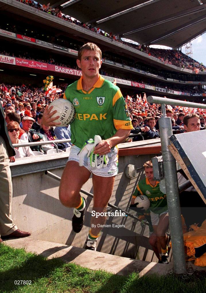 29 August 1999; Darren Fay of Meath during the Bank of Ireland All-Ireland Senior Football Championship Semi-Final match between Meath and Armagh at Croke Park in Dublin. Photo by Damien Eagers/Sportsfile