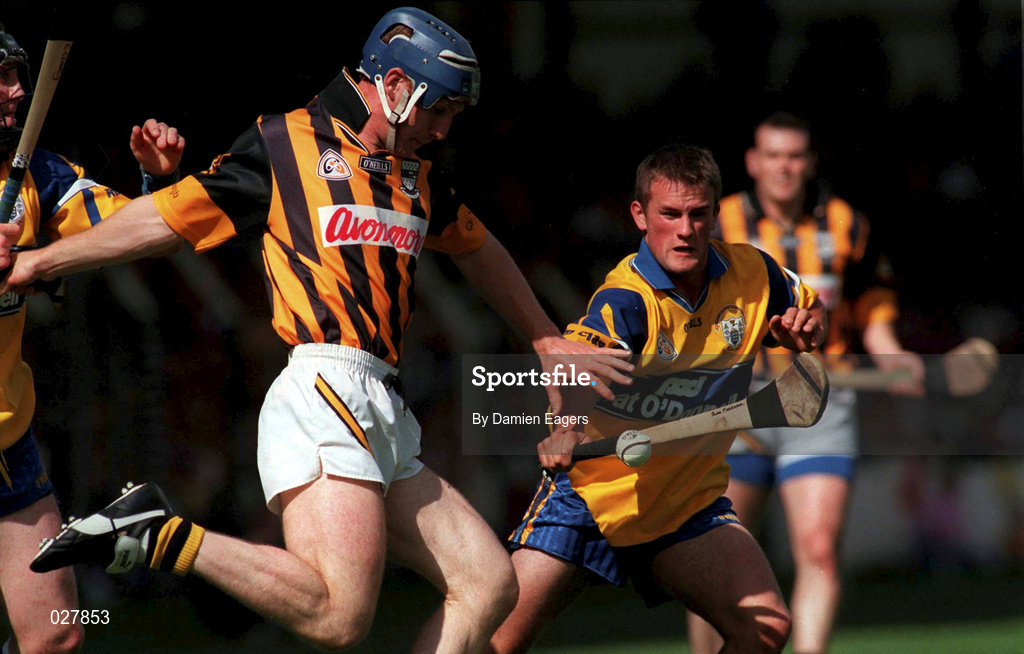 15 August 1999; Denis Byrne of Kilkenny during the Guinness All-Ireland Senior Hurling Championship Semi-Final match between Kilkenny and Clare at Croke Park in Dublin. Photo by Damien Eagers/Sportsfile