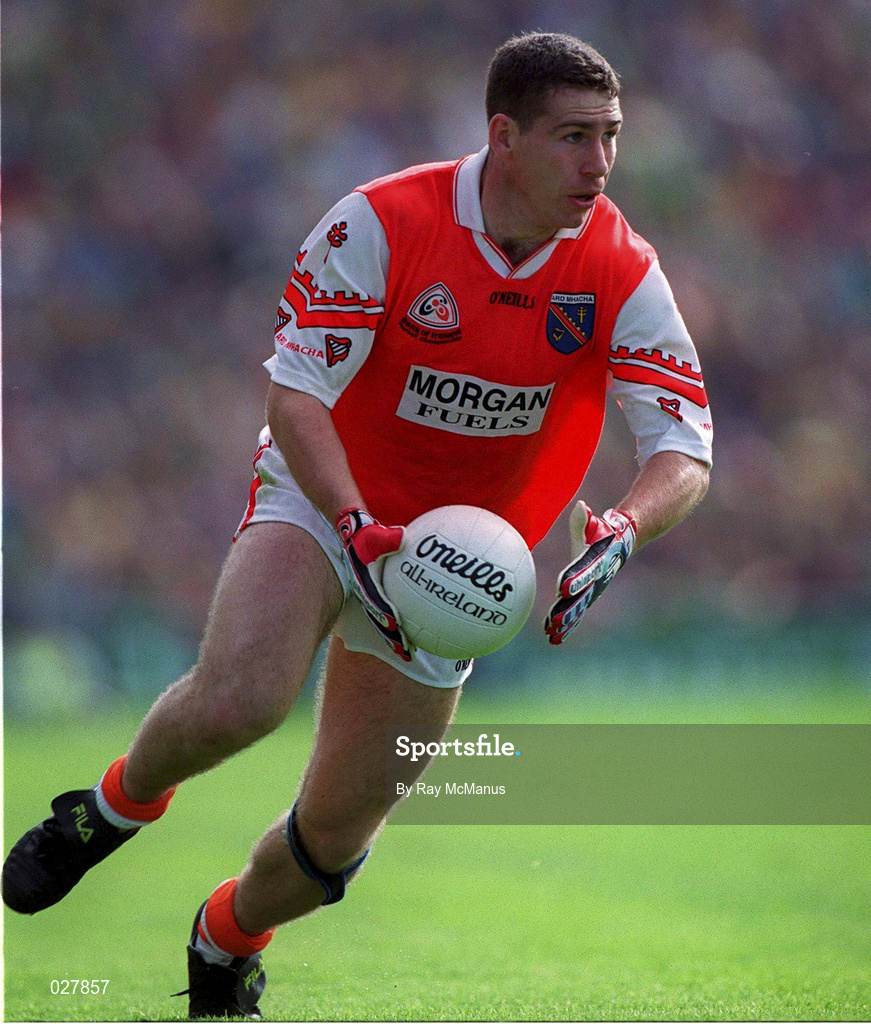 29 August 1999; Diarmaid Marsden of Armagh during the Bank of Ireland All-Ireland Senior Football Championship Semi-Final match between Meath and Armagh at Croke Park in Dublin. Photo by Ray McManus/Sportsfile