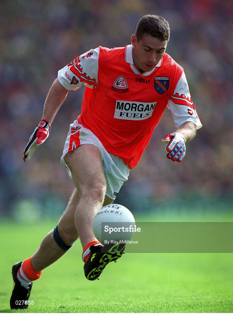 29 August 1999; Diarmaid Marsden of Armagh during the Bank of Ireland All-Ireland Senior Football Championship Semi-Final match between Meath and Armagh at Croke Park in Dublin. Photo by Ray McManus/Sportsfile