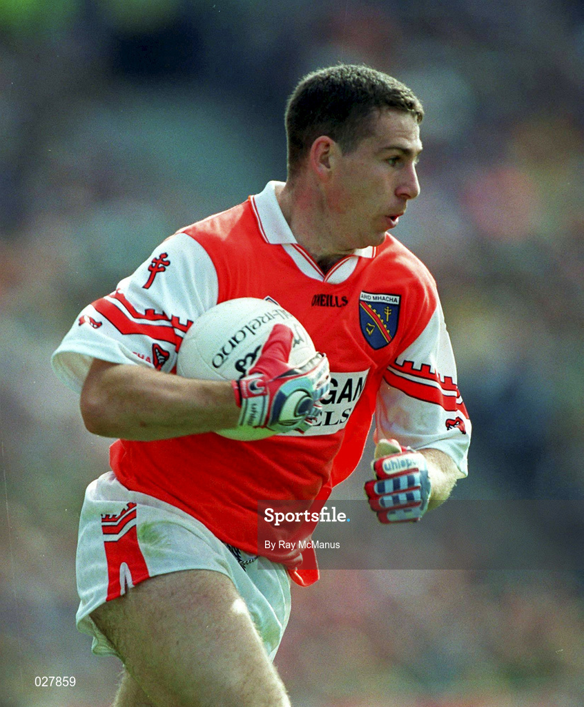 29 August 1999; Diarmaid Marsden of Armagh during the Bank of Ireland All-Ireland Senior Football Championship Semi-Final match between Meath and Armagh at Croke Park in Dublin. Photo by Ray McManus/Sportsfile