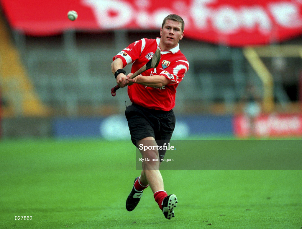 30 August 1999; Cork's Diarmuid O'Sullivan during a training session, at Páirc Uí Chaoimh in Cork, in advance of the Guinness All-Ireland Senior Hurling Championship Final. Photo by Damien Eagers/Sportsfile