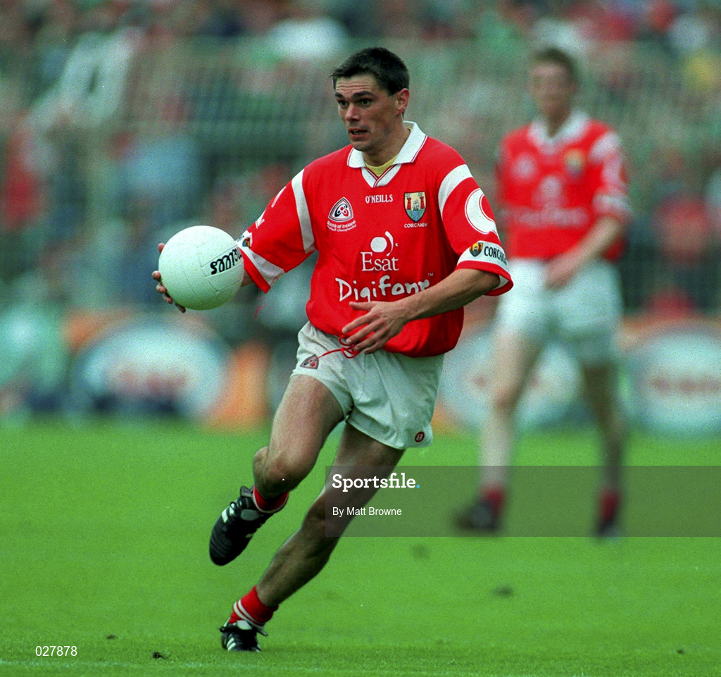 22 August 1999; Don Davis of Cork during the Bank of Ireland All-Ireland Senior Football Championship Semi-Final match between Cork and Mayo at Croke Park in Dublin. Photo by Matt Browne/Sportsfile