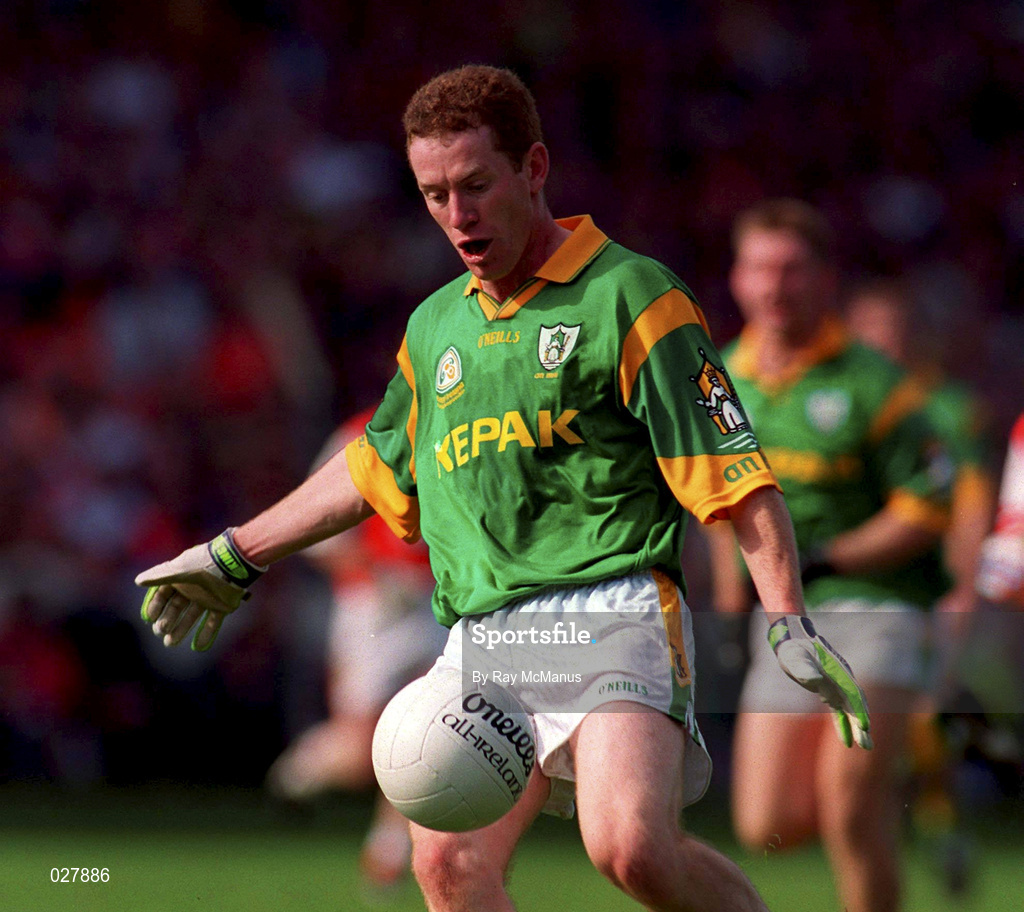 29 August 1999; Donal Curtis of Meath during the Bank of Ireland All-Ireland Senior Football Championship Semi-Final match between Meath and Armagh at Croke Park in Dublin. Photo by Ray McManus/Sportsfile