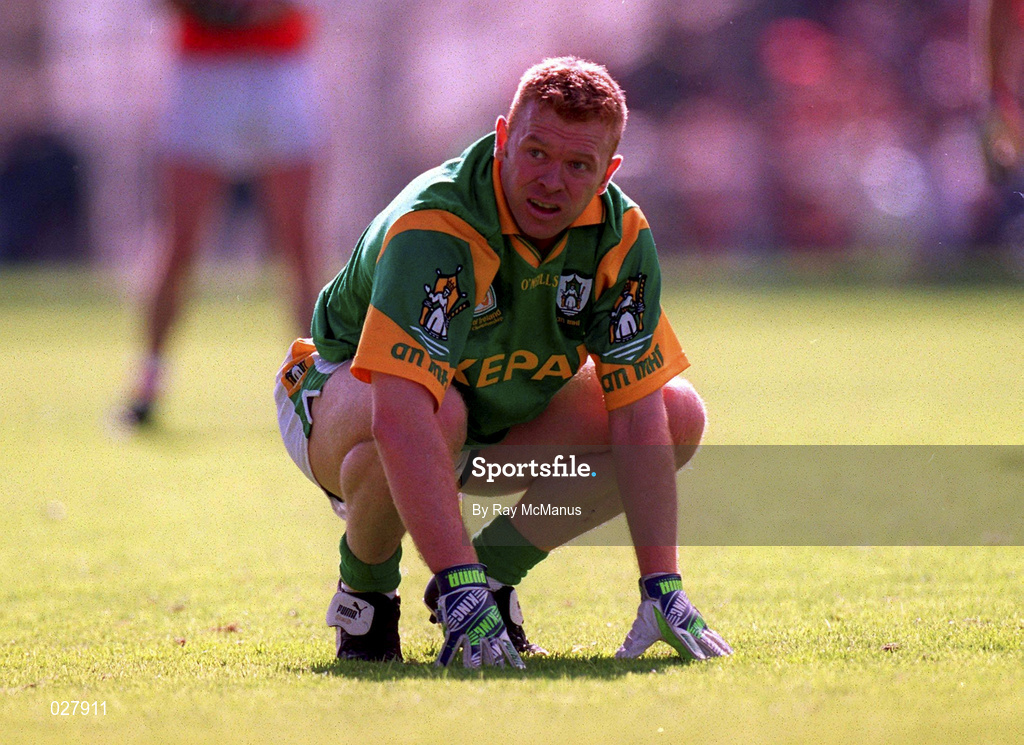 29 August 1999; Enda McManus of Meath during the Bank of Ireland All-Ireland Senior Football Championship Semi-Final match between Meath and Armagh at Croke Park in Dublin. Photo by Ray McManus/Sportsfile