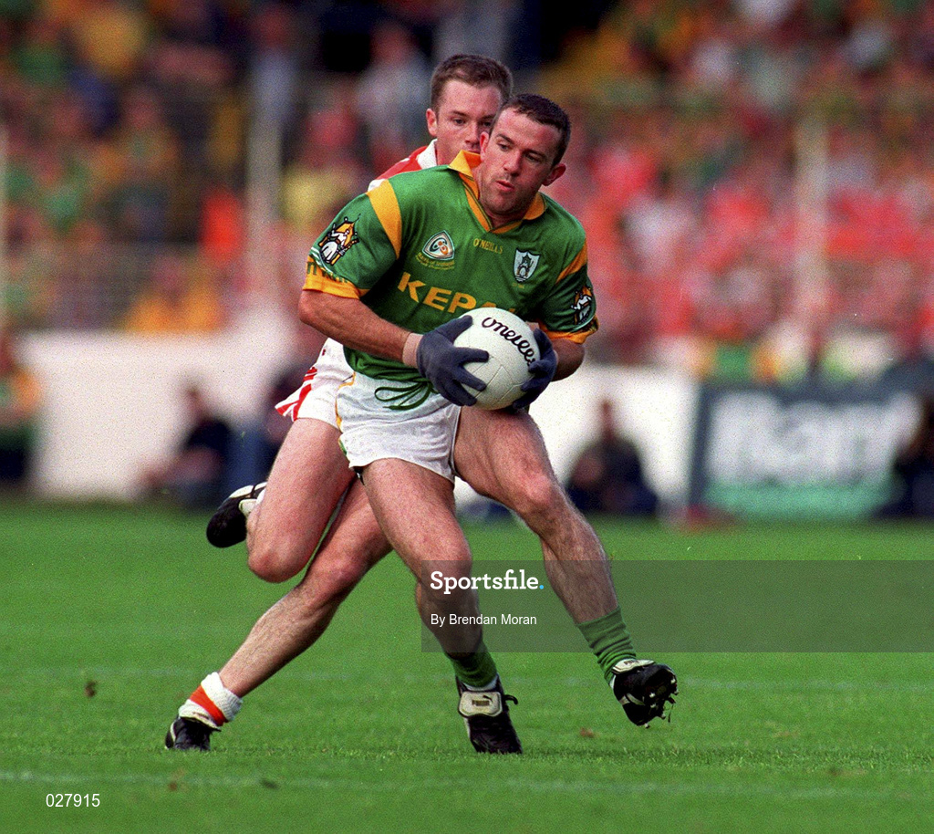 29 August 1999; Evan Kelly of Meath during the Bank of Ireland All-Ireland Senior Football Championship Semi-Final match between Meath and Armagh at Croke Park in Dublin. Photo by Brendan Moran/Sportsfile