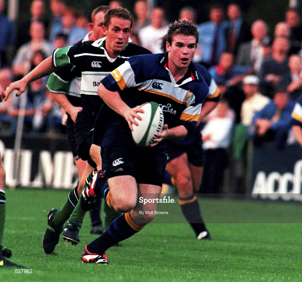 3 September 1999; Gordon D'Arcy of Leinster during the Guinness Interprovincial Championship match between Leinster and Connacht at Donnybrook Rugby Ground in Dublin. Photo by Matt Browne/Sportsfile
