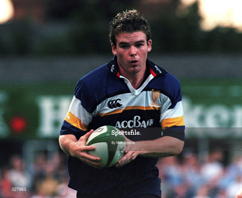 3 September 1999; Gordon D'Arcy of Leinster during the Guinness Interprovincial Championship match between Leinster and Connacht at Donnybrook Rugby Ground in Dublin. Photo by Matt Browne/Sportsfile