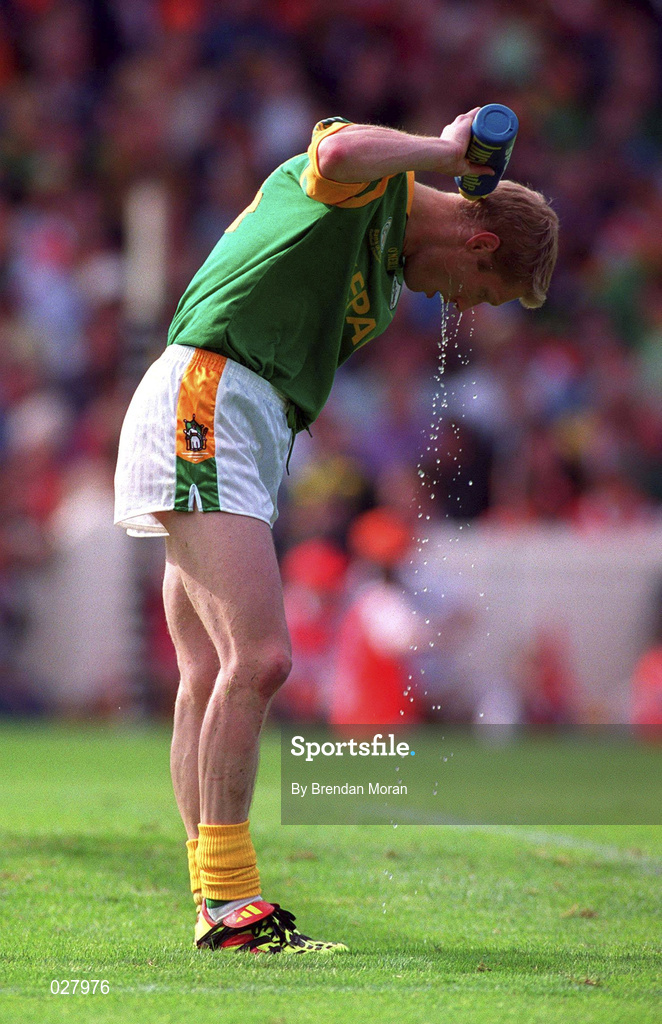 29 August 1999; Graham Geraghty of Meath during the Bank of Ireland All-Ireland Senior Football Championship Semi-Final match between Meath and Armagh at Croke Park in Dublin. Photo by Brendan Moran/Sportsfile
