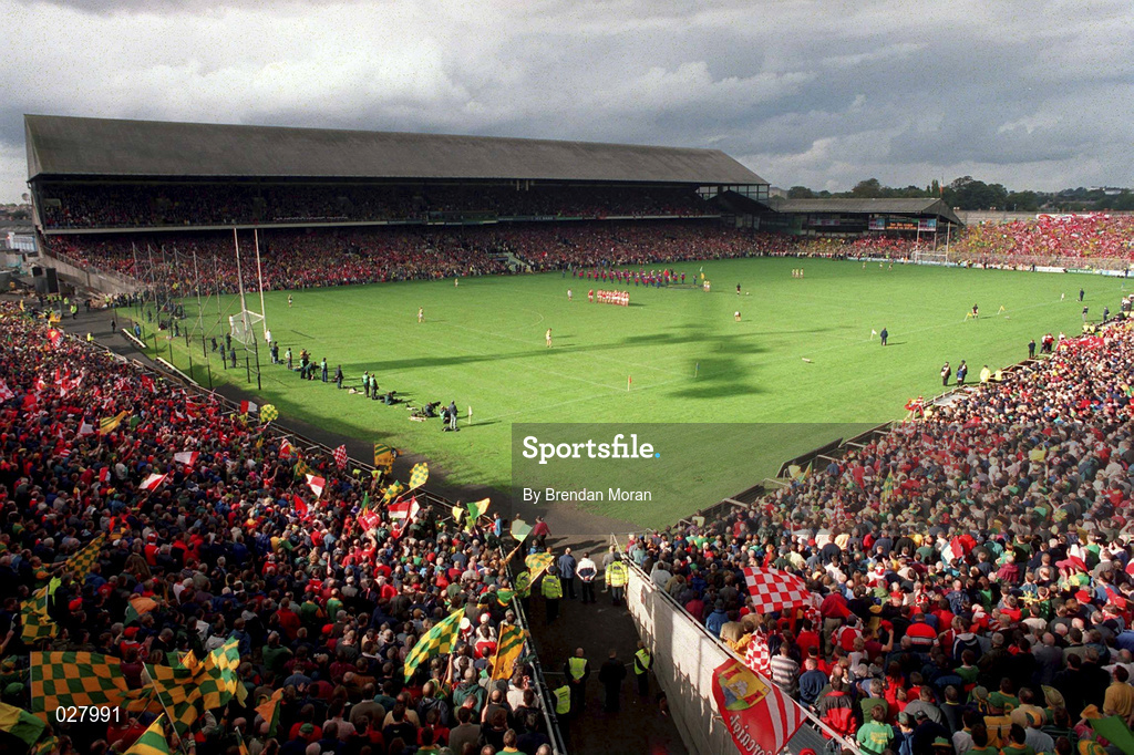 26 September 1999; A general view of Croke Park prior to the Bank of Ireland All-Ireland Senior Football Championship Final between Meath and Cork at Croke Park in Dublin. Photo by Brendan Moran/Sportsfile