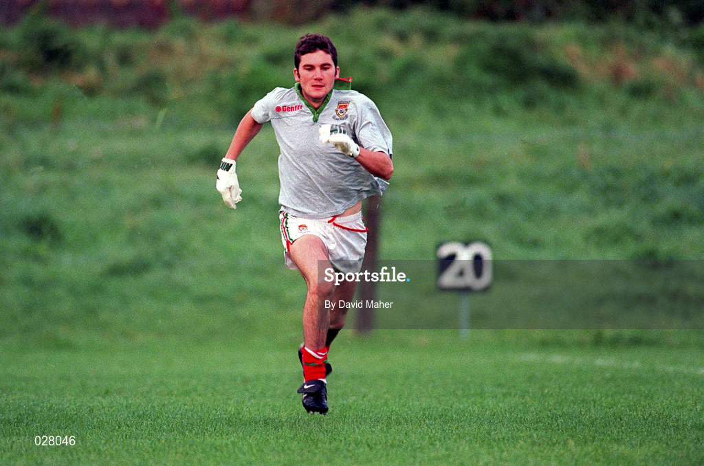 16 September 1997; Mayo's James Horan during a training session at Fr O'Hara Memorial Park in Charlestown, in advance of the Bank of Ireland All-Ireland Senior Football Championship Final. Photo by David Maher/Sportsfile