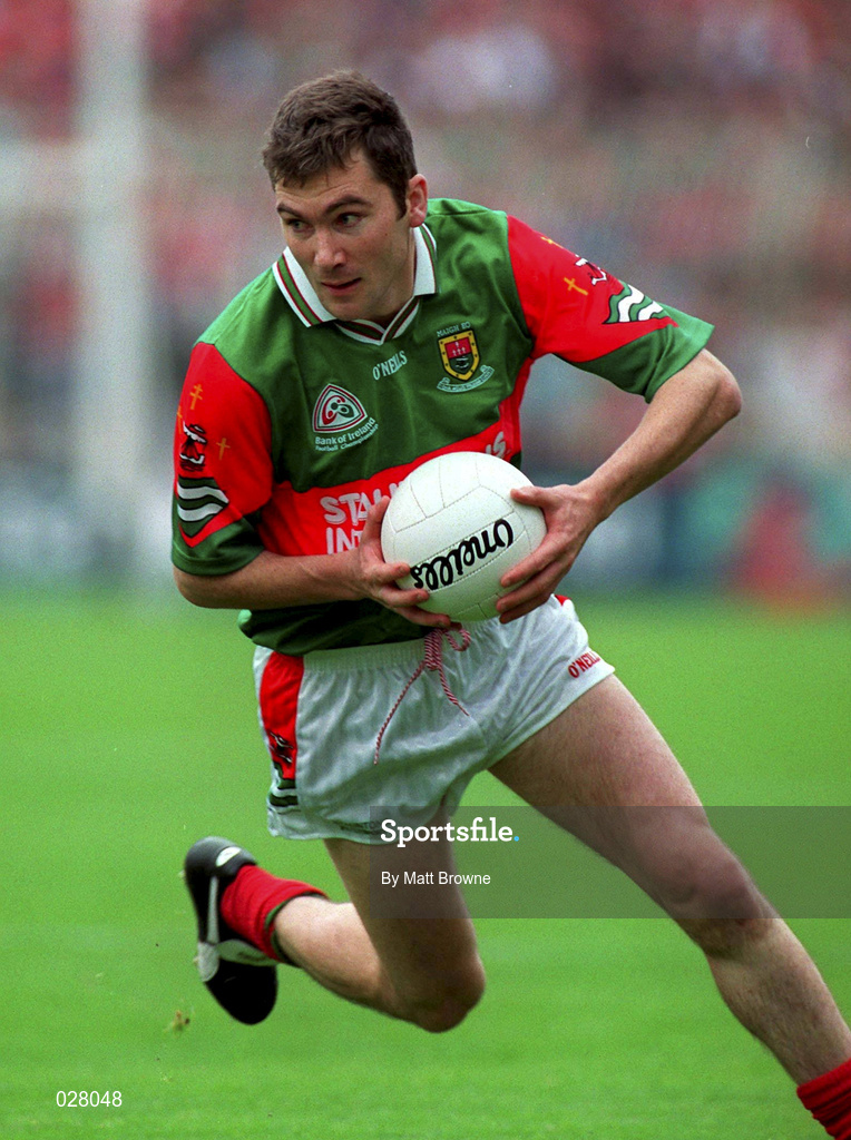 22 August 1999; James Horan of Mayo during the Bank of Ireland All-Ireland Senior Football Championship Semi-Final match between Cork and Mayo at Croke Park in Dublin. Photo by Matt Browne/Sportsfile