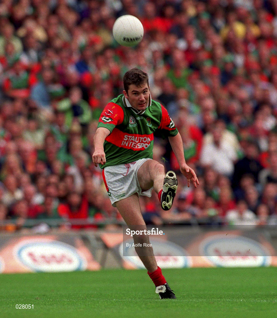 22 August 1999; James Horan of Mayo during the Bank of Ireland All-Ireland Senior Football Championship Semi-Final match between Cork and Mayo at Croke Park in Dublin. Photo by Aoife Rice/Sportsfile